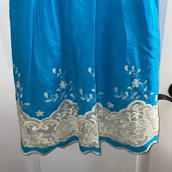 NWT Speechless Juniors Dress - size 11 - blue with spaghetti straps and back zip - Picture 4 of 13